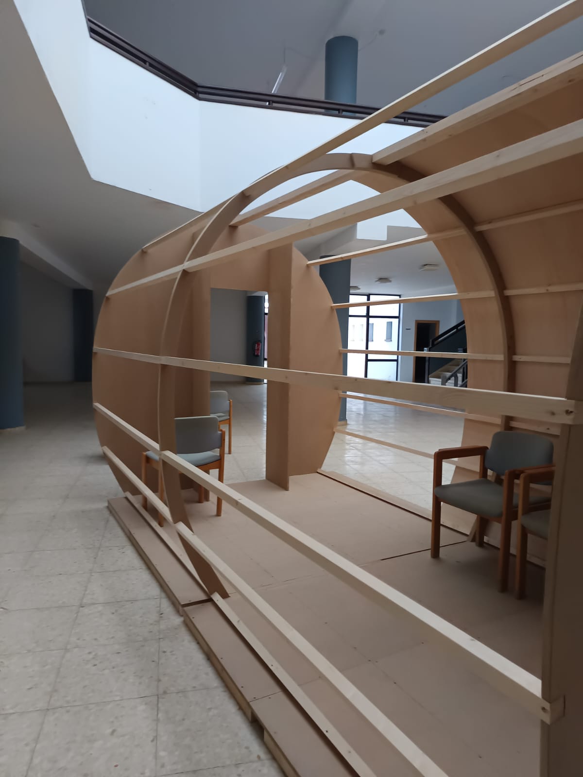 Construcción del set principal