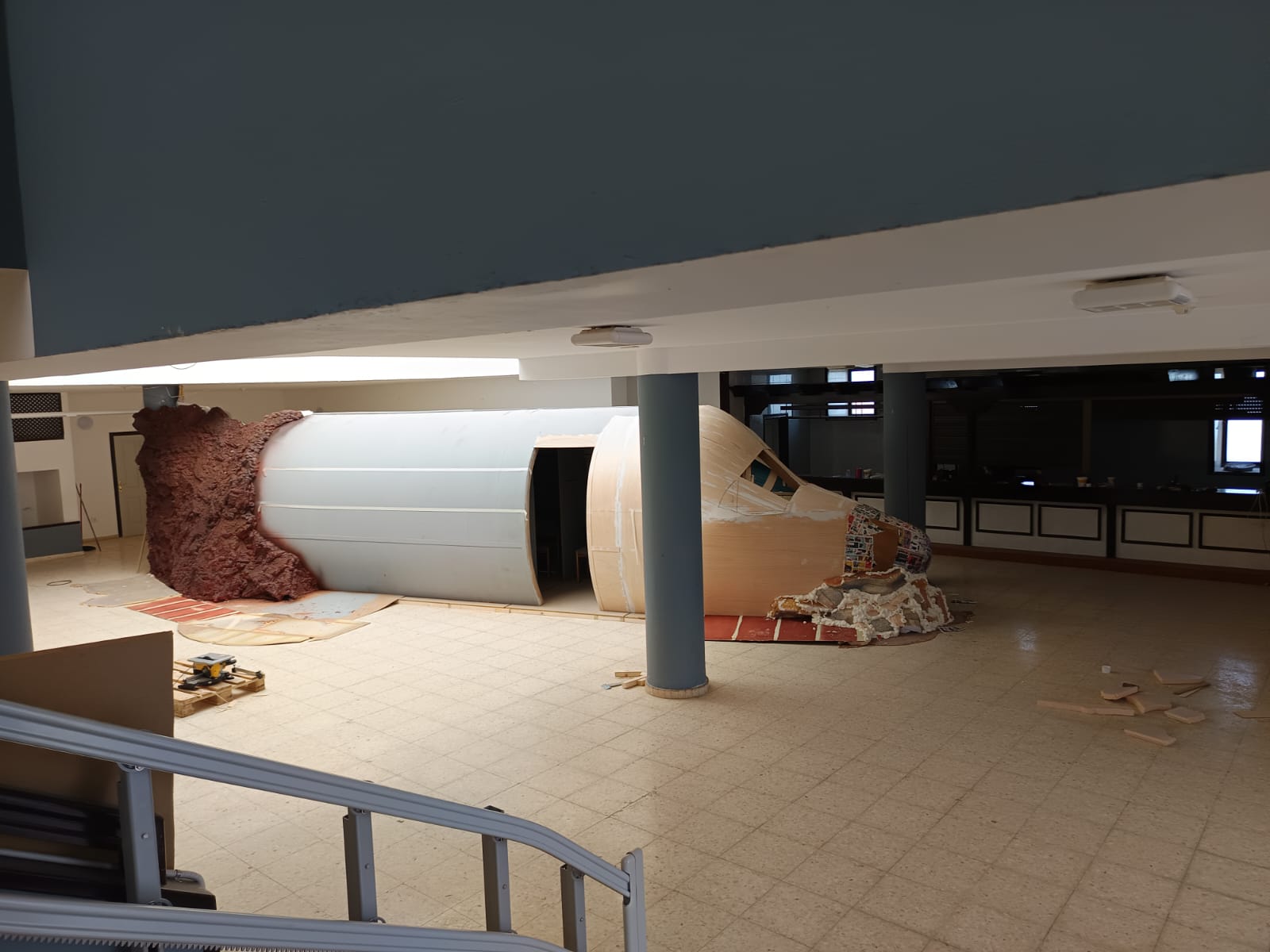 Construcción del set principal