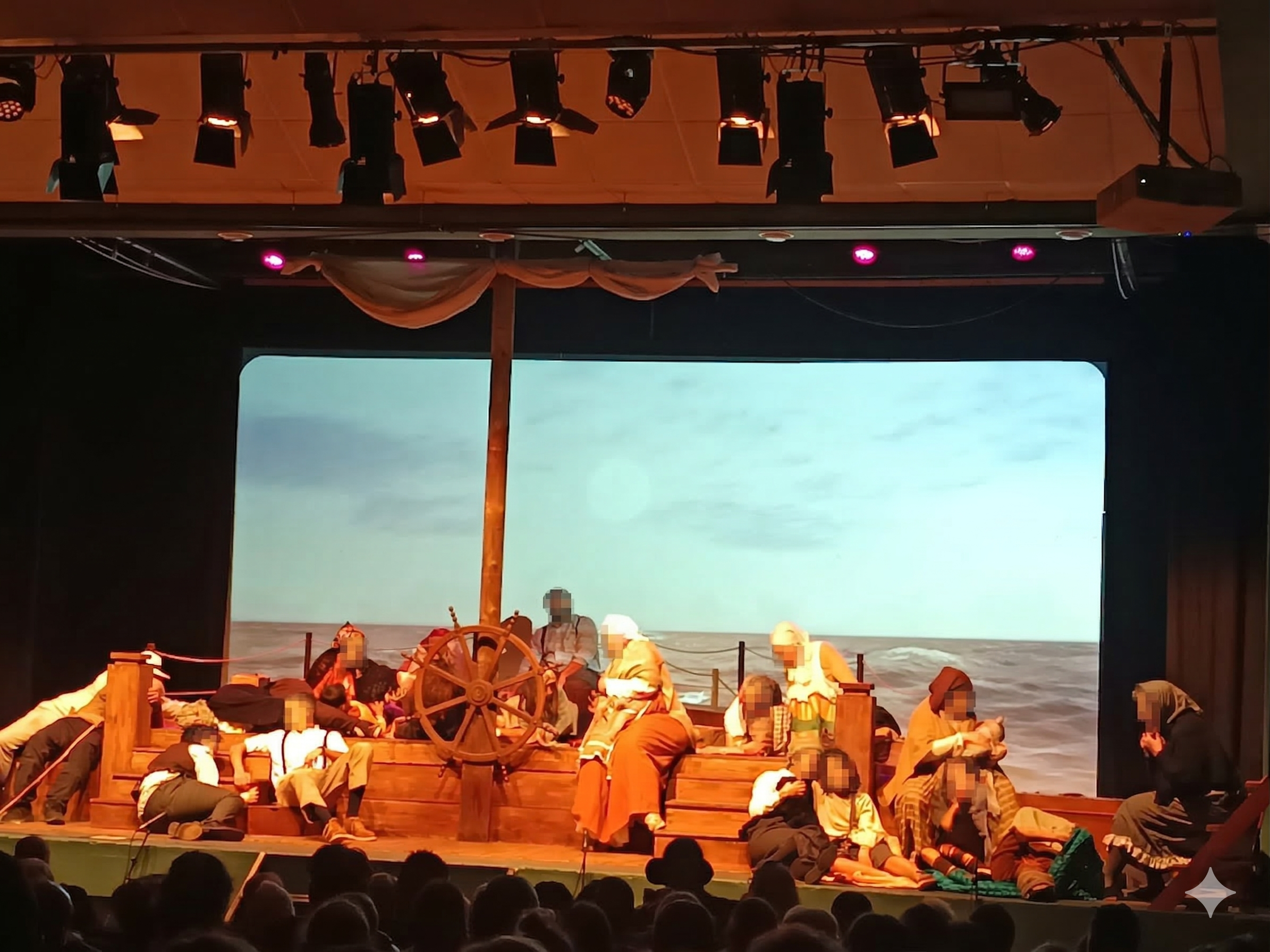 Construcción del set principal