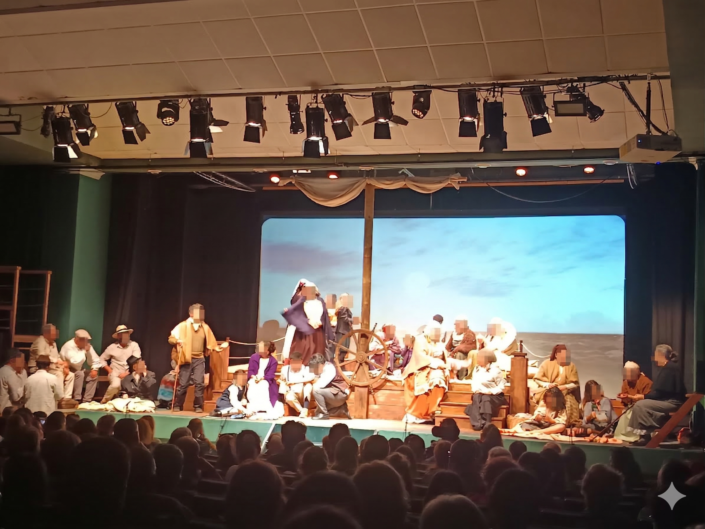 Construcción del set principal