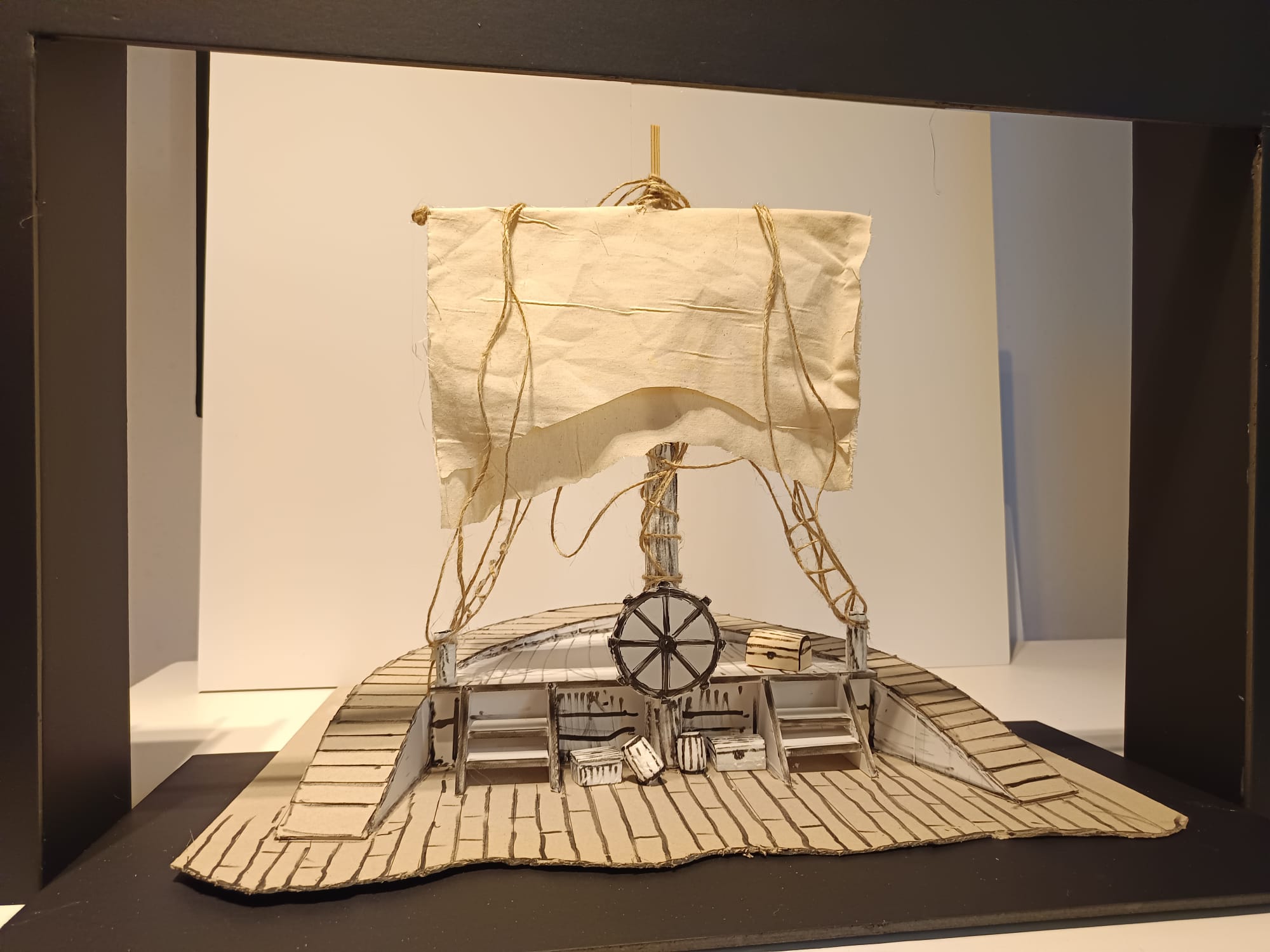 Construcción del set principal