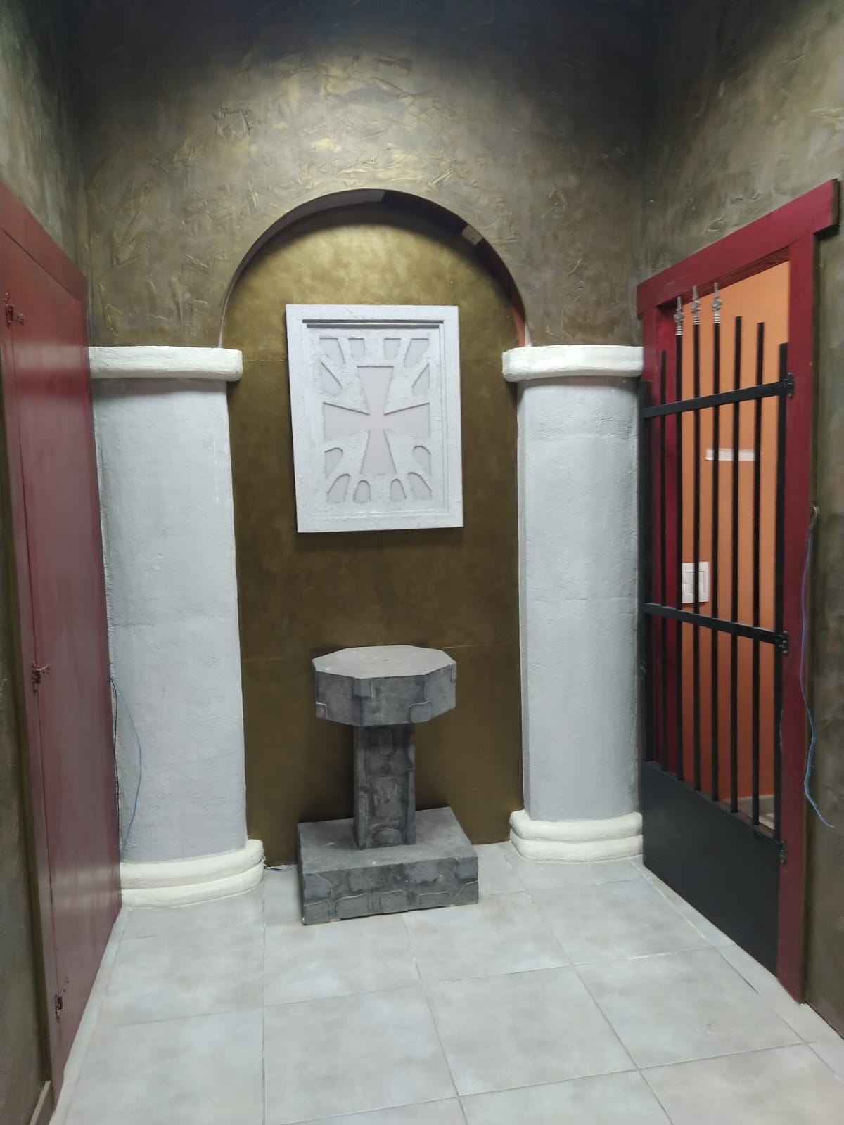 Construcción del set principal